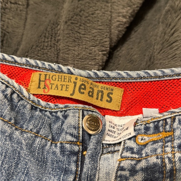 Baggy navy blue cargo jeans high state brand jeans - Picture 4 of 12